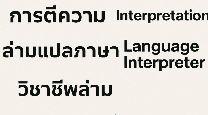 คำศัพท์เฉพาะ