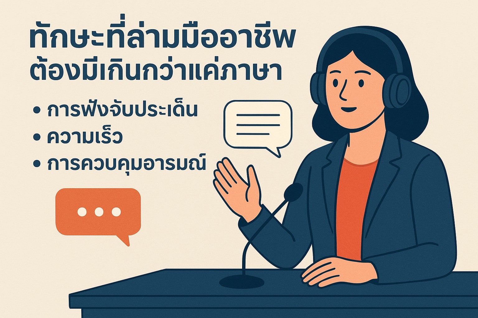 ทักษะที่ล่ามควรมี