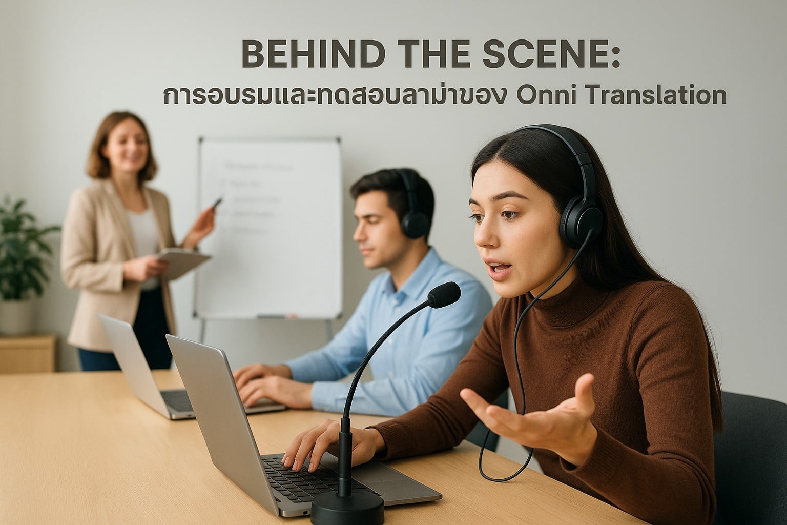 behind the scene test onni translation